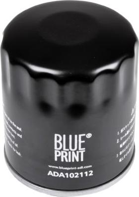 Blue Print ADA102112 - Масляний фільтр autocars.com.ua
