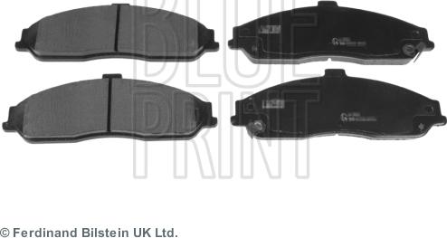 Blue Print ADA104245 - Тормозные колодки, дисковые, комплект autodnr.net