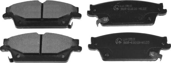 Blue Print ADA104252 - Гальмівні колодки, дискові гальма autocars.com.ua