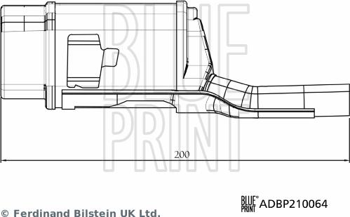 Blue Print ADBP210064 - Гідрофільтри, автоматична коробка передач autocars.com.ua