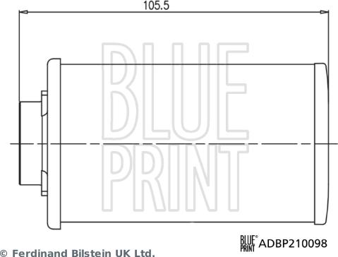 Blue Print ADBP210098 - Гидрофильтр, автоматическая коробка передач avtokuzovplus.com.ua