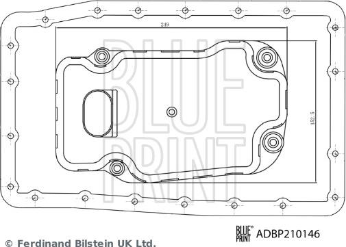 Blue Print ADBP210146 - Гідрофільтри, автоматична коробка передач autocars.com.ua