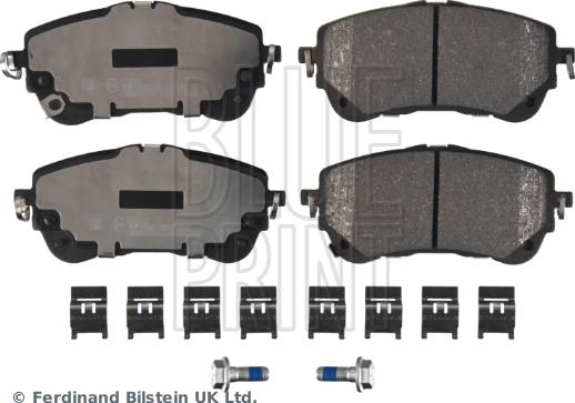 Blue Print ADBP420049 - Гальмівні колодки, дискові гальма autocars.com.ua