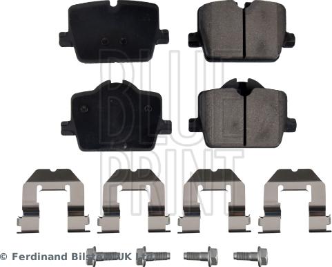 Blue Print ADBP420050 - Гальмівні колодки, дискові гальма autocars.com.ua