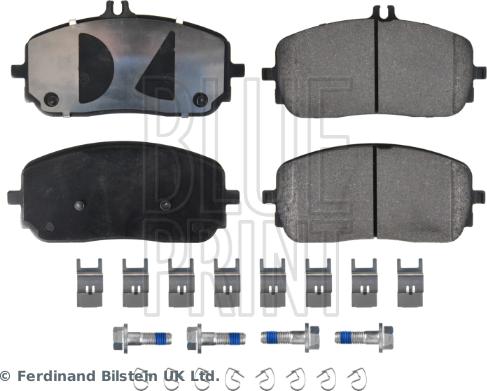 Blue Print ADBP420081 - Гальмівні колодки, дискові гальма autocars.com.ua