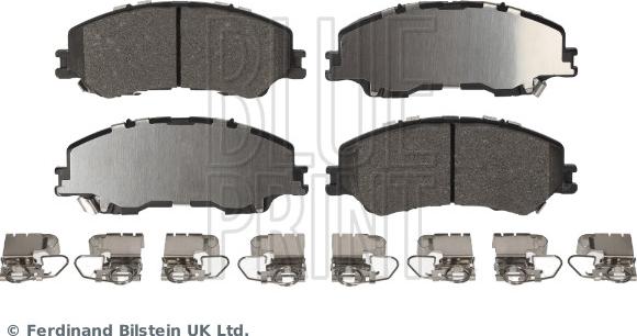 Blue Print ADBP420135 - Гальмівні колодки, дискові гальма autocars.com.ua