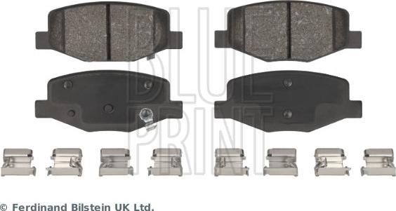 Blue Print ADBP420154 - Гальмівні колодки, дискові гальма autocars.com.ua