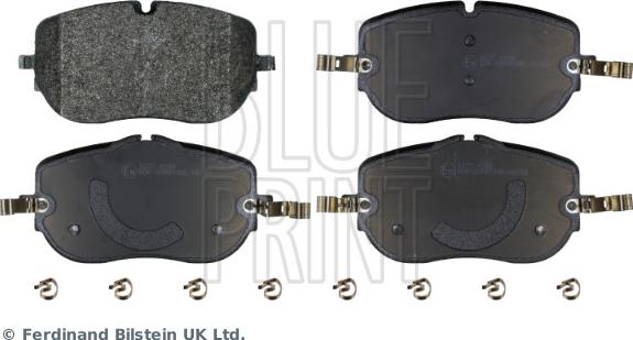 Blue Print ADBP420157 - Гальмівні колодки, дискові гальма autocars.com.ua