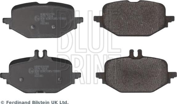 Blue Print ADBP420159 - Гальмівні колодки, дискові гальма autocars.com.ua