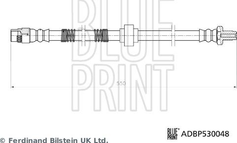 Blue Print ADBP530048 - Гальмівний шланг autocars.com.ua
