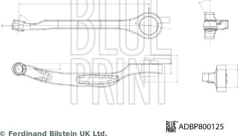 Blue Print ADBP800125 - Подушка, опора, подвеска двигателя autodnr.net