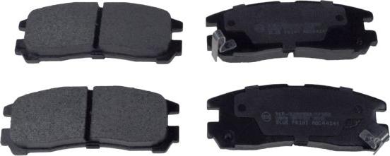 Blue Print ADC44241 - Гальмівні колодки, дискові гальма autocars.com.ua