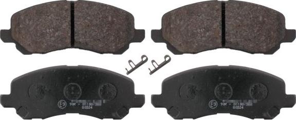 Blue Print ADC44264 - Гальмівні колодки, дискові гальма autocars.com.ua