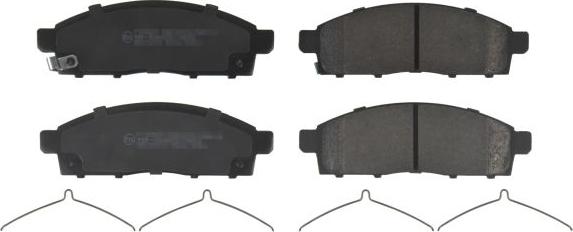 Blue Print ADC44272 - Гальмівні колодки, дискові гальма autocars.com.ua