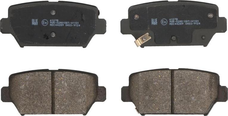 Blue Print ADC44289 - Гальмівні колодки, дискові гальма autocars.com.ua
