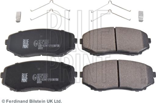 Blue Print ADC44291 - Гальмівні колодки, дискові гальма autocars.com.ua