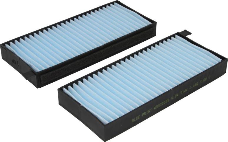Blue Print ADG02539 - Фільтр, повітря у внутрішній простір autocars.com.ua
