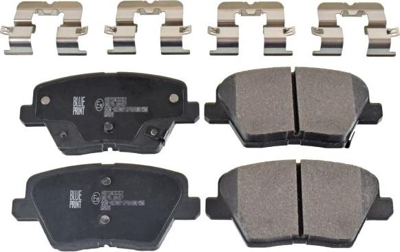 Blue Print ADG042184 - Гальмівні колодки, дискові гальма autocars.com.ua