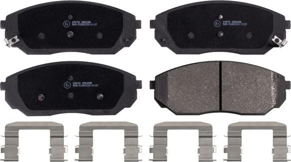 Blue Print ADG04258 - Гальмівні колодки, дискові гальма autocars.com.ua