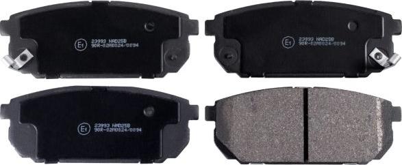 Blue Print ADG04259 - Гальмівні колодки, дискові гальма autocars.com.ua