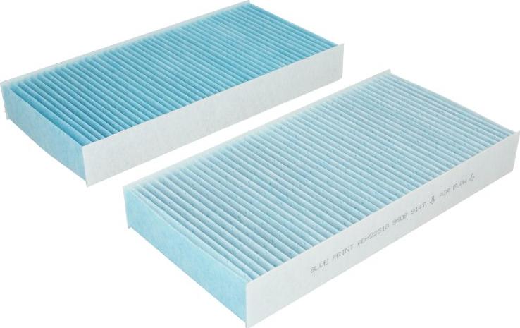 Blue Print ADH22510 - Фільтр, повітря у внутрішній простір autocars.com.ua