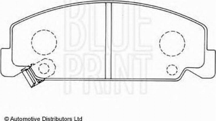 Blue Print ADH24220 - Тормозные колодки, дисковые, комплект autodnr.net