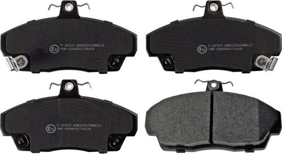 Blue Print ADH24260 - Гальмівні колодки, дискові гальма autocars.com.ua