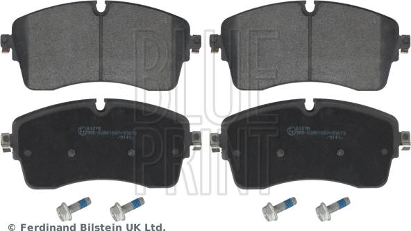 Blue Print ADJ134253 - Гальмівні колодки, дискові гальма autocars.com.ua