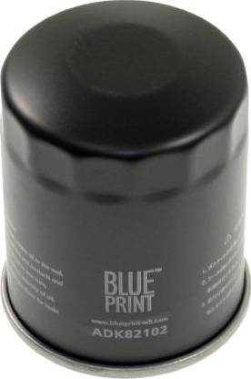 Blue Print ADK82102 - Масляний фільтр autocars.com.ua