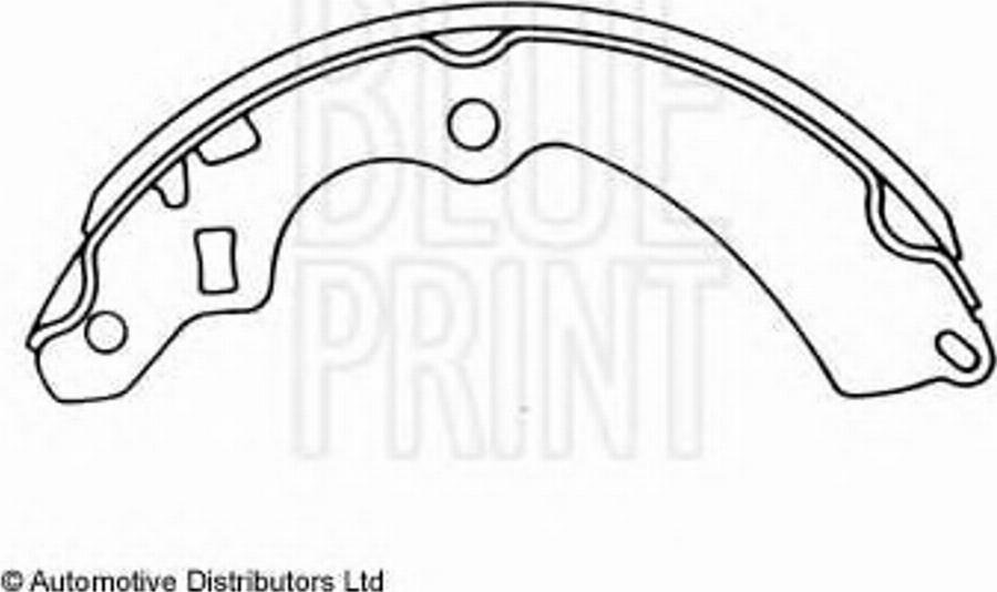 Blue Print ADK84108 - Комплект тормозных колодок, барабанные avtokuzovplus.com.ua