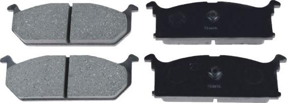 Blue Print ADK84202 - Гальмівні колодки, дискові гальма autocars.com.ua