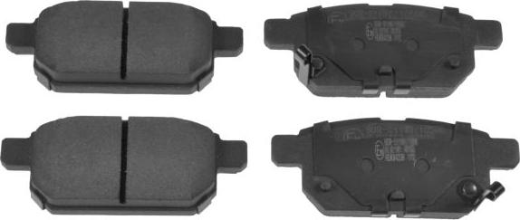 Blue Print ADK84238 - Гальмівні колодки, дискові гальма autocars.com.ua