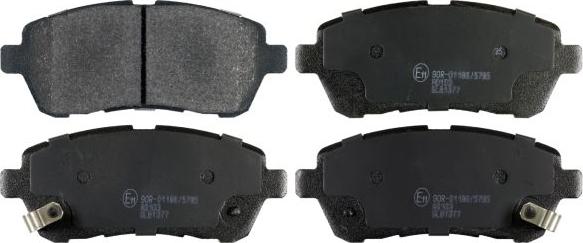 Blue Print ADK84243 - Гальмівні колодки, дискові гальма autocars.com.ua