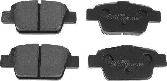 Blue Print ADL144204 - Гальмівні колодки, дискові гальма autocars.com.ua