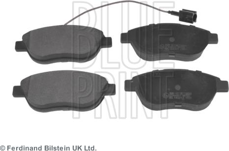 Blue Print ADL144211 - Тормозные колодки, дисковые, комплект autodnr.net