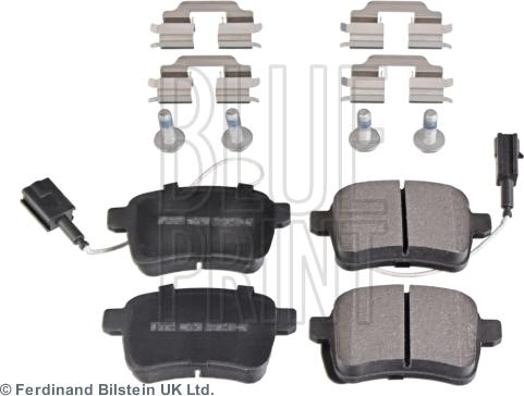 Blue Print ADL144224 - Тормозные колодки, дисковые, комплект avtokuzovplus.com.ua