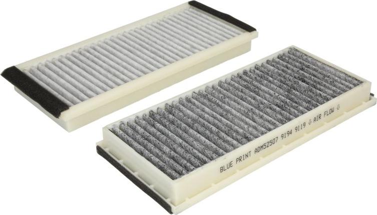 Blue Print ADM52507 - Фільтр, повітря у внутрішній простір autocars.com.ua