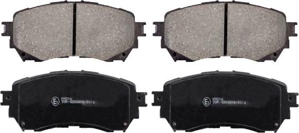 Blue Print ADM542106 - Гальмівні колодки, дискові гальма autocars.com.ua