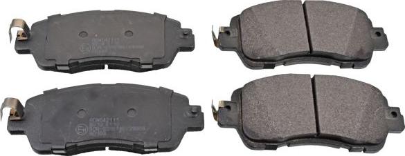 Blue Print ADM542111 - Гальмівні колодки, дискові гальма autocars.com.ua