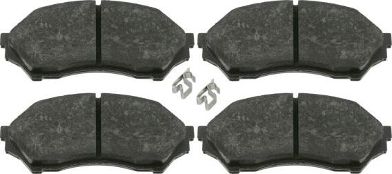 Blue Print ADM54266 - Гальмівні колодки, дискові гальма autocars.com.ua