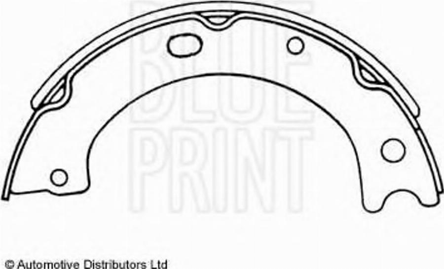 Blue Print ADN14114 - Комплект тормозов, ручник, парковка avtokuzovplus.com.ua