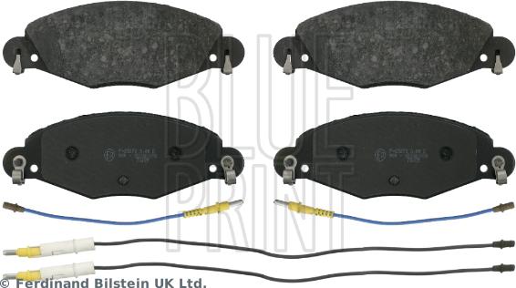 Blue Print ADP154249 - Тормозные колодки, дисковые, комплект avtokuzovplus.com.ua