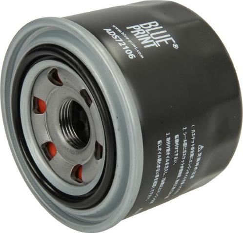 Blue Print ADS72106 - Масляний фільтр autocars.com.ua