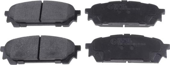 Blue Print ADS74231 - Гальмівні колодки, дискові гальма autocars.com.ua