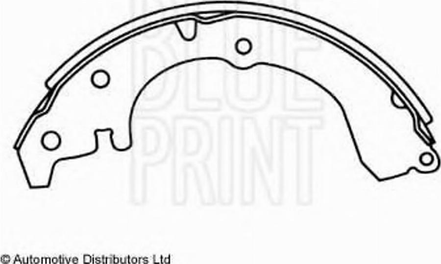 Blue Print ADT34131 - Комплект гальм, барабанний механізм autocars.com.ua