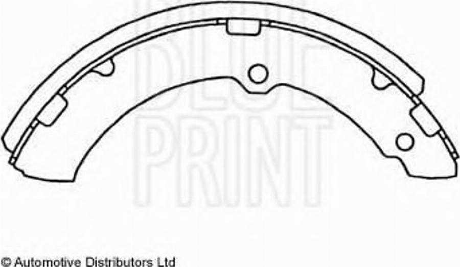 Blue Print ADT34153 - Тормозные колодки, дисковые, комплект avtokuzovplus.com.ua