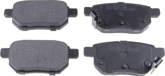 Blue Print ADT342167 - Гальмівні колодки, дискові гальма autocars.com.ua
