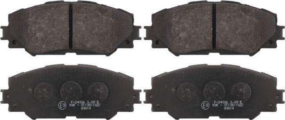 Blue Print ADT342171 - Гальмівні колодки, дискові гальма autocars.com.ua