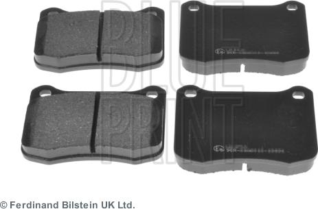Blue Print ADT342188 - Гальмівні колодки, дискові гальма autocars.com.ua