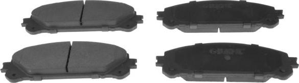 Blue Print ADT342190 - Гальмівні колодки, дискові гальма autocars.com.ua